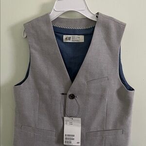 H&M Light Gray Formal Vest